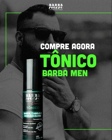 T nico For Men Para Crescer Barba Cabelo Bigode e